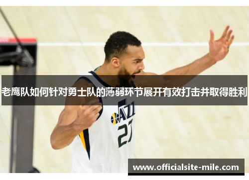 老鹰队如何针对勇士队的薄弱环节展开有效打击并取得胜利