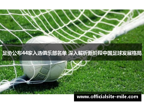 足协公布44家入选俱乐部名单 深入解析新阶段中国足球发展格局